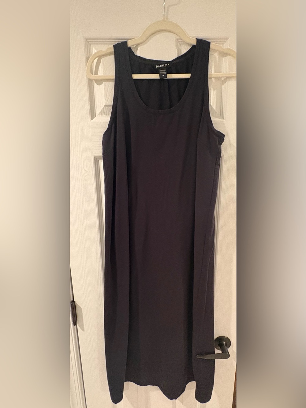 Athleta Black Maxi Tank Dress-Skirt